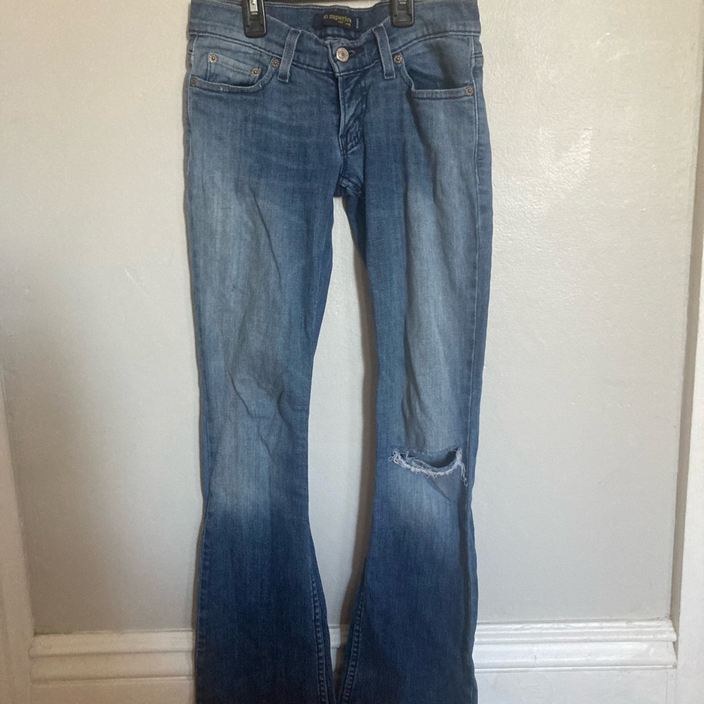 Vintage  Levi’s ultra super low rise flare jeans
